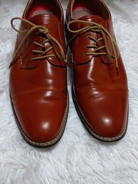 Bruno Marc Men's Brown Leather Dress Shoes